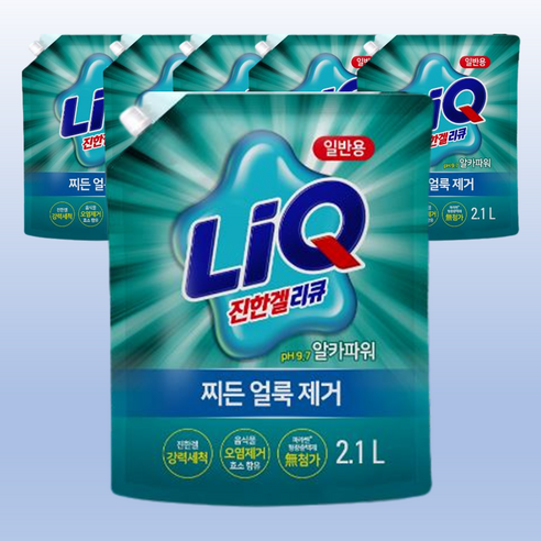 리큐 진한겔 알카파워 일반용 리필, 2개, 2.1L
