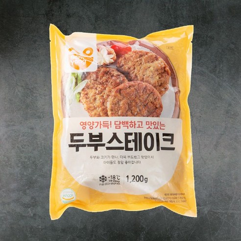 부드러운 삼양 두부스테이크1.2kgX2팩, 1세트, 1.2kg