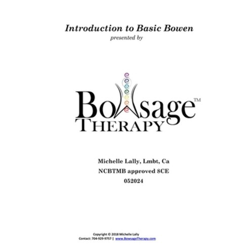 (영문도서) Intro to Bowen Therapy: Introduction to Bowen Therapy Paperback, Independently Published, English, 9798648377318