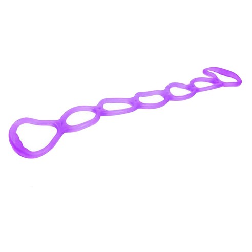 노 브랜드 7 링 스트레치 운동 밴드 저항 요가 스트레칭 팔 어깨 발 피트니스 홈 체육관 Pu, Purple_1