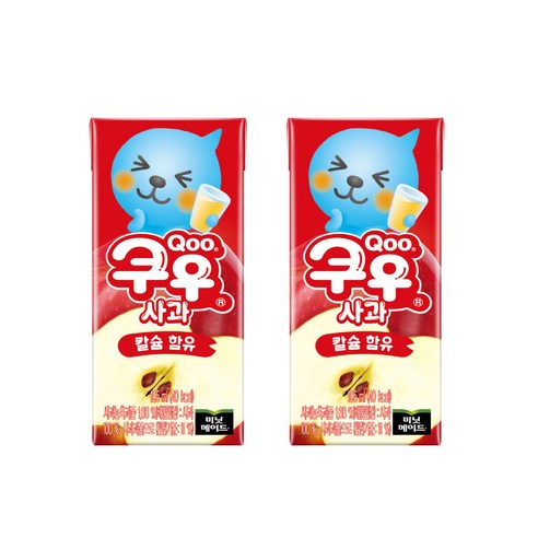 [본사직영]미닛메이드 쿠우 사과 195ml X 24입, 19ml, 24개