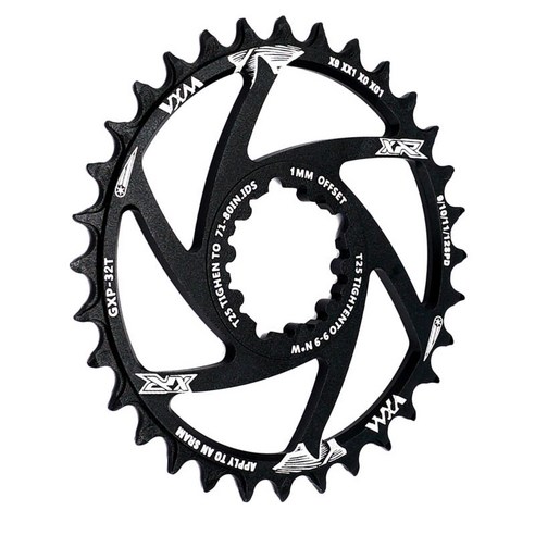 MTB 자전거 체인 링 30-40T 좁은 와이드 싱글 체인 링 8 9 10 11 12 속도 MTB 도로 자전거 자전거, 32T., 다중, 알루미늄 합금