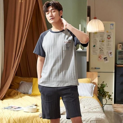 로리돌스 래글런 베어 여름 커플잠옷 파자마세트 홈웨어