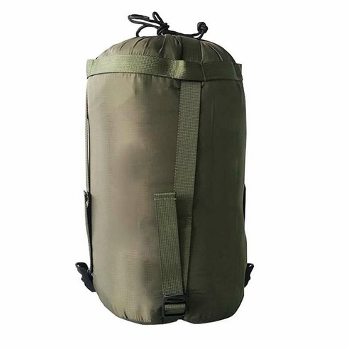 [XIG] 방수 압축 재료 자루 야외 캠핑 슬리핑 백 스토리지 가방 38*18cm Drawstring 디자인 나일론 팩 야외 도구, 하나, green