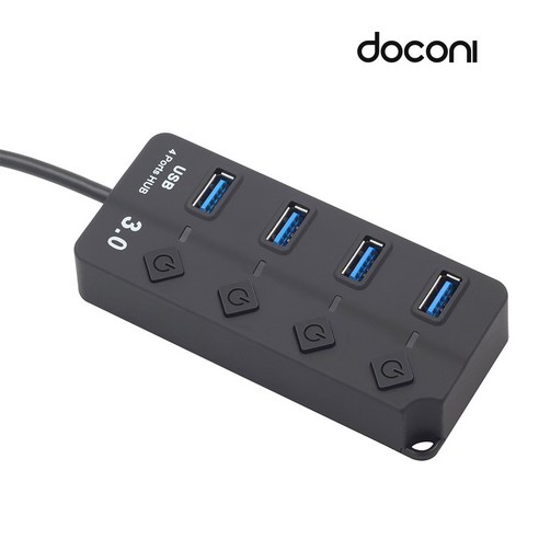 편리한 연결성을 위한 필수품: 도코니 3.0 USB 허브 4포트