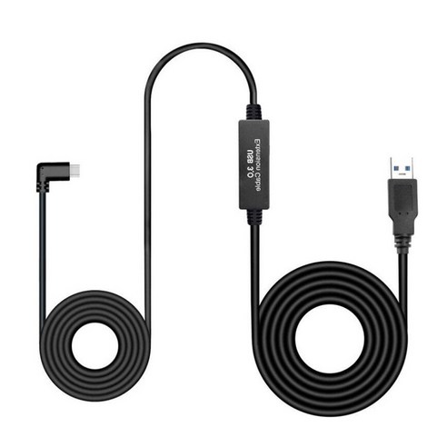 VR 헤드셋 케이블 VR 안경 USB A to C 어댑터 케이블 데이터 코드 교체 Quest 2, type0