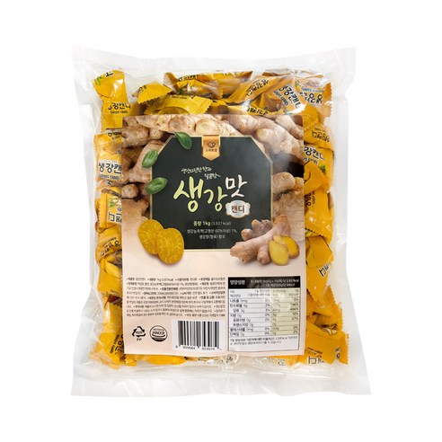 스위트영 생강맛캔디 1000g 1봉, 1개
