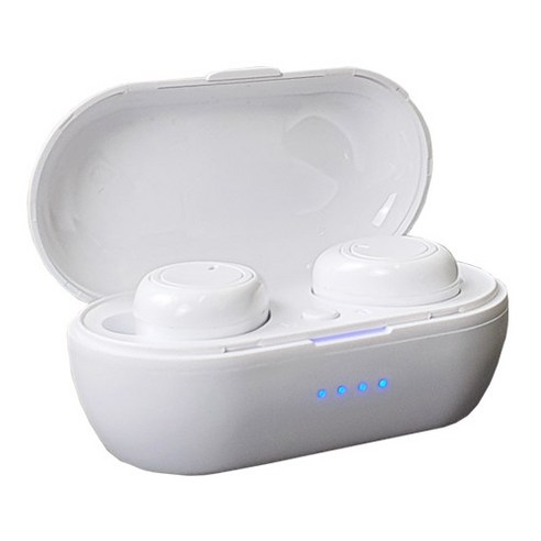 디이펙트 얼리버드 S30 대용량 블루투스 이어폰, 화이트, TWS-S30