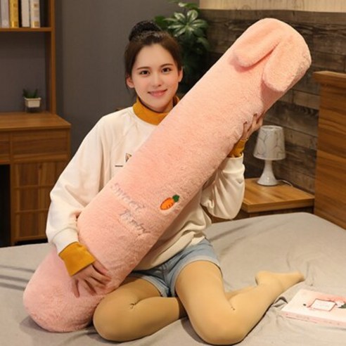 만화 긴 수면 지원 베개 임신 바디 목 베개 베개 침대 베개 경추 베개 쿠션 봉제 선물, {"크기":"90cm"}, Color A