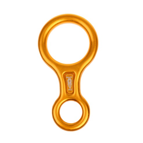 골드 암벽 등반 항공 알루미늄 그림 8 Rappel Belay Descender 35KN, 알루미늄 마그네슘 합금, Belay &amp; Rigging