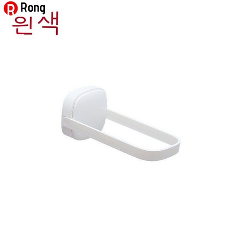 Rong 생활용품 조직수납도구 옷걸이 수납신기 멀티펀치리스 접이식 가정용 발코니 벽걸이 빨래집게 정리수납대, [흰색] 3 개_접을 수 있는 u 형