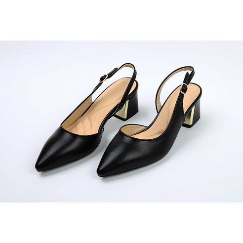 국내 수제화의 편안함과 세련됨을 만끽하는 슈스프레소 메리골드 슬링백 힐