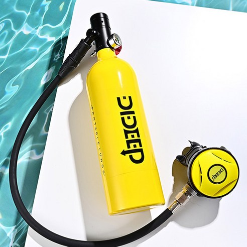 미니산소통 추천 상품DP 휴대용 미니 스쿠버 산소통 다이빙 산소탱크 옐로우 그린 블랙 제품 사진