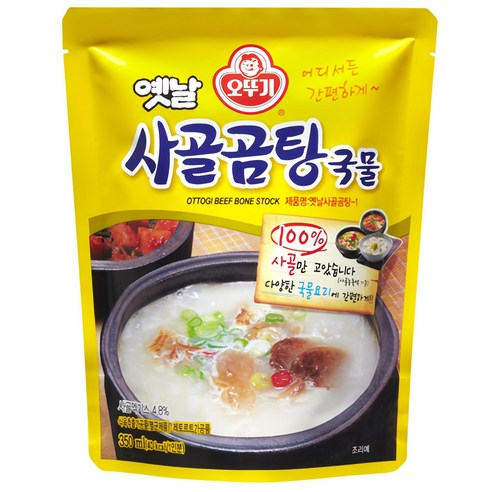 오뚜기옛날 사골곰탕 국물, 350g, 1개
