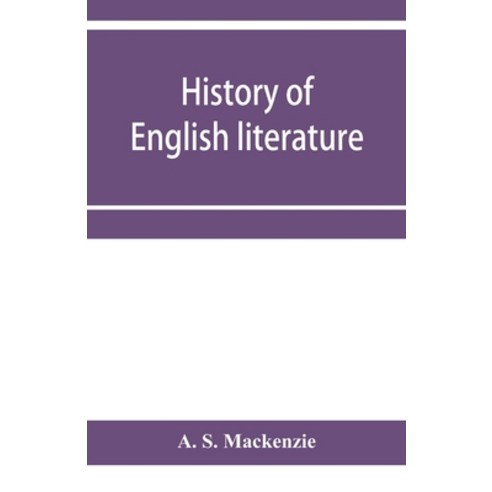 History of English literature Paperback, Alpha Edition, 9789353957414