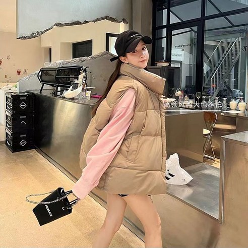 ANYOU 패딩 가을 겨울 패딩 면 조끼, 겨울 스타일을 완성하는 아이템