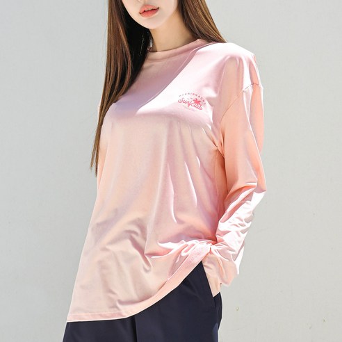 헤링본 커플 래쉬가드 상의 남여공용 수영복 긴팔 스윔웨어 루즈핏 비치웨어 RF342