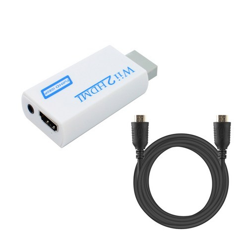 닌텐도 위 컨버터 전용 Wii to HDMI 케이블 2M 포함, 1