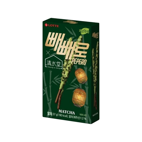 빼빼로 청수당 말차