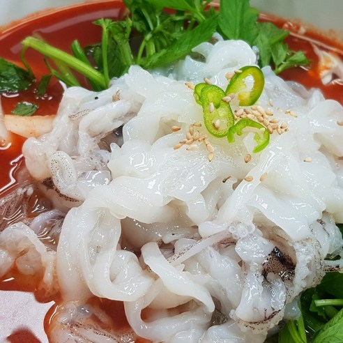 10분 만에 완성되는 시원한 한치 포항물회!