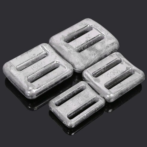 플라스틱 납벨트 다이빙 웨이트 잠수 스킨스쿠버 장비 버클 균형추, 500g 1개