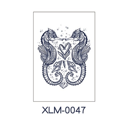 다이나토리 반영구 리얼 헤나 타투스티커 2장, XLM-0047, 2개
