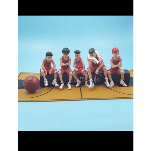 슬램덩크 피규어 차량 주차번호판 임시주차증 기본세트+매트, 1개, 노랑매트