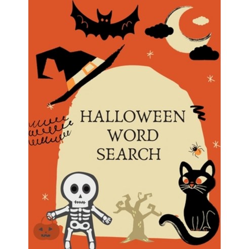 Halloween Word Search: Large Print Word Search Puzzle Book For Kids And Adults. Fall And Winter Word... Paperback, Independently Published, English, 9798696123905
