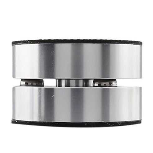 솔레이션 베이스 스탠드 방진 피트 패드 스탠드 오디오 장비용 충격 증폭기 패드 흡수, 은, 40mm, 알루미늄 합금