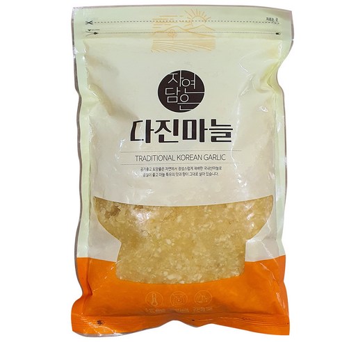 국내산 마늘 냉장 다진마늘 간마늘 당일제조, 1kg, 1개 
채소