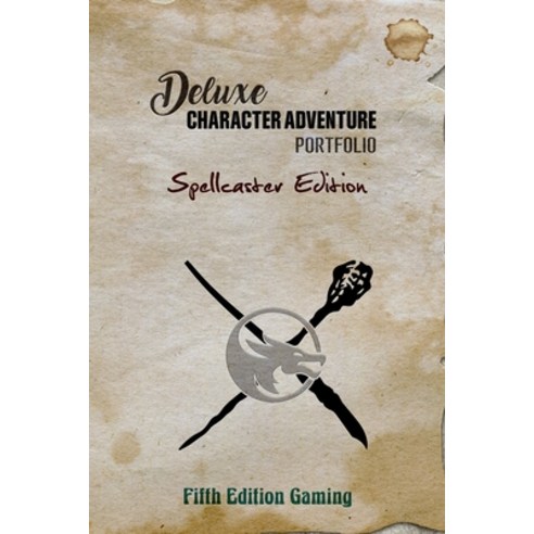 (영문도서) Deluxe Character Adventure Portfolio: Spellcaster Edition Paperback, Independently Published, English, 9798509189975