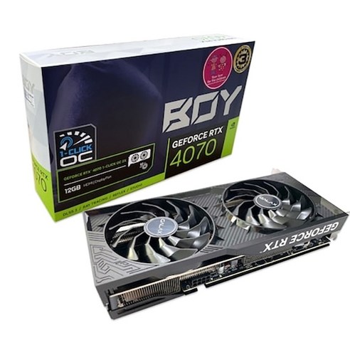 갤럭시 BOY 지포스 RTX 4070 2X D6X 12GB