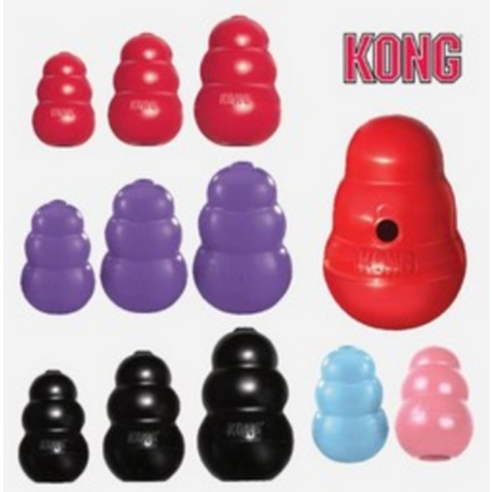 콩 (KONG) 모음 클래식 익스트림 시니어 퍼피 워블러 사료 장난감 설채현 세나개 콩토이 미니 소 중 대, 레드, 1개