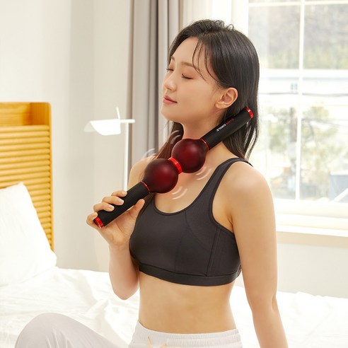 핫서클 온열 진동 림프 마사지기, 림파스틱(블랙)