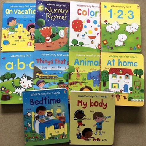 영문 원서 Usborne Very First Words 10권 박스 세트, 1set