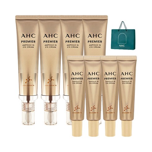 AHC AHC 프리미어 앰플 아이크림 시즌11 40ml x4 + 12ml x4 + 쇼핑백, 단품, 단품