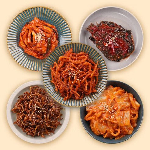 모두의집밥 매콤반찬 5종세트, 1개