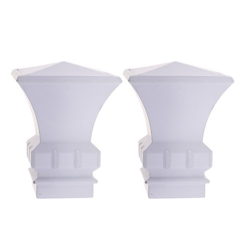 1개 쌍 금속 커튼 기둥 Finials 창 휘장 막대 장식 끝 머리, 28mm 파고다