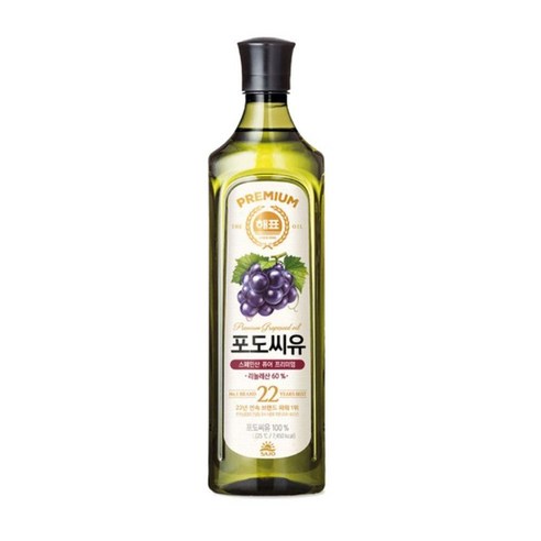 사조해표 포도씨유 900ml, 1개