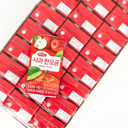 자연의 맛과 건강을 담은,  상큼한 사과한모금