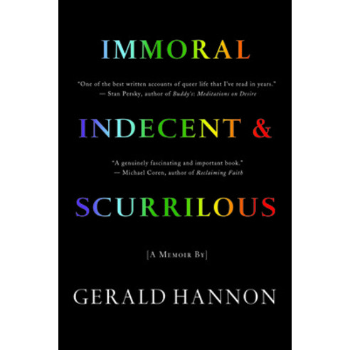Immoral Indecent and Scurrilous Paperback, Cormorant Books, English, 9781770866027