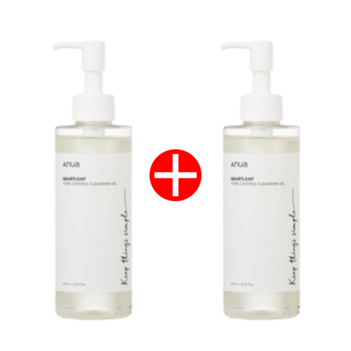 아누아 어성초 클렌징 오일 200ml 모공케어, 400ml, 1세트