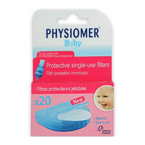 피지오머 베이비 일회용 보호 필터 팩 리필, 1개