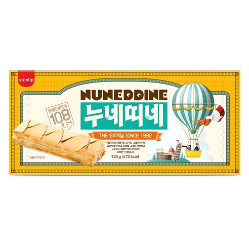 삼립 오리지날 누네띠네 10p, 120g, 1개