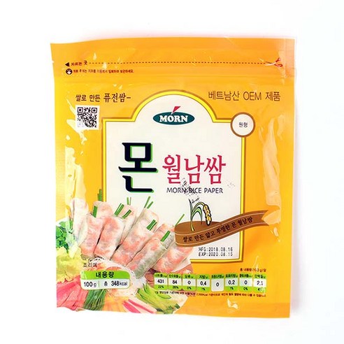 원형 월남쌈(몬 22Cmx500g)X4 /식당용 /식자재, 500g, 4개