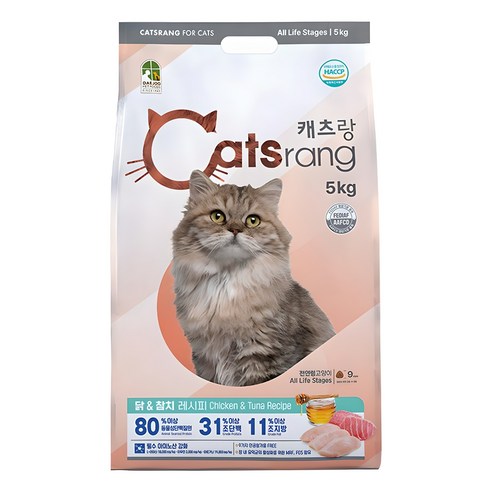 캐츠랑 전연령 닭+참치 5kg