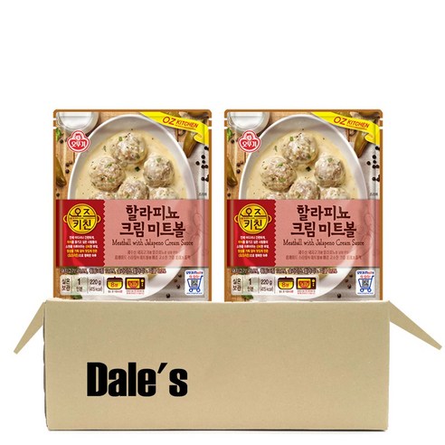 오뚜기 오즈키친 할라피뇨 크림 미트볼, 220g, 2개