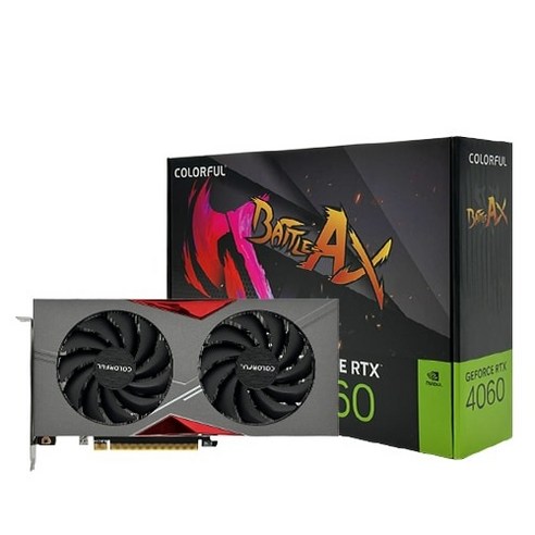 COLORFUL 지포스 RTX 4060 토마호크 DUO D6 8GB