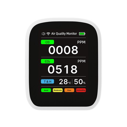 숨겨진 위험을 감지하는 스마트한 파트너, 에어카드 멀티 공기질 측정기