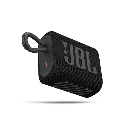 JBL 포터블 블루투스 스피커 GO3, JBLGO3, Black